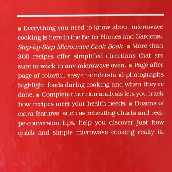 Better Homes and Gardens Step-By-Step
Microwave Cook Hardback Book - Picture 4 of 8
